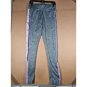 Dyce Apparel Gray and Purple Love Legging Size XL